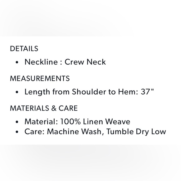 MICHAEL STARS NWOT BRADY LINEN DRESS - Picture 8 of 8